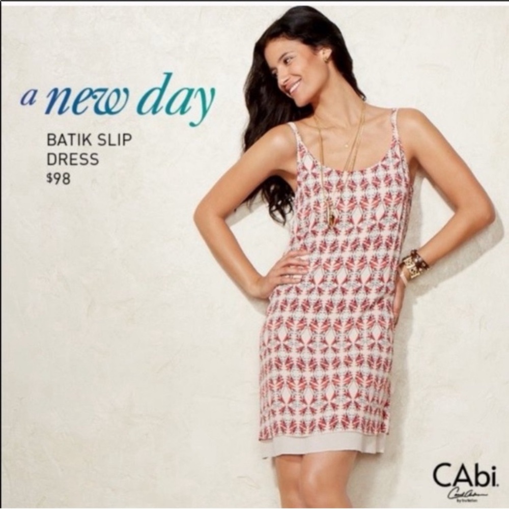 CAbi 870 Limited Edition Batik Slip Dress Orange
Bohemian Printed Size Large